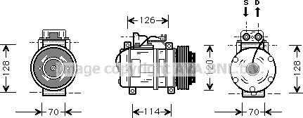 Prasco MSK274 - Compresseur, climatisation cwaw.fr