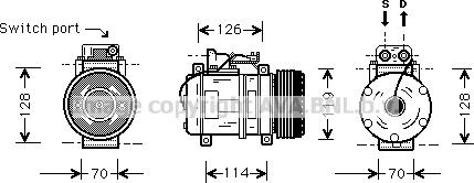 Prasco MSK273 - Compresseur, climatisation cwaw.fr