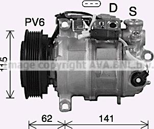 Prasco MSK737 - Compresseur, climatisation cwaw.fr