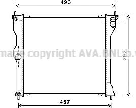 Prasco MT2243 - Radiateur, refroidissement du moteur cwaw.fr