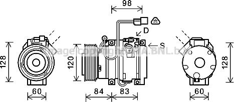 Prasco MTAK227 - Compresseur, climatisation cwaw.fr