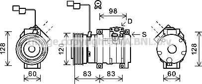 Prasco MTK229 - Compresseur, climatisation cwaw.fr