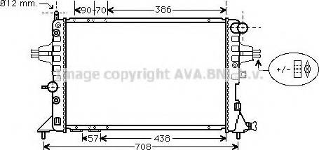 Prasco OL2329 - Radiateur, refroidissement du moteur cwaw.fr