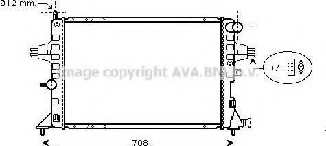 Prasco OL2293 - Radiateur, refroidissement du moteur cwaw.fr