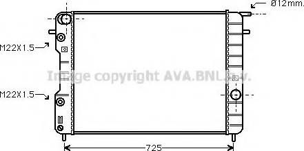 Prasco OL2248 - Radiateur, refroidissement du moteur cwaw.fr