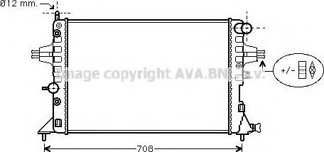 Prasco OL2254 - Radiateur, refroidissement du moteur cwaw.fr