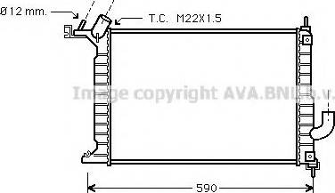 Prasco OL2275 - Radiateur, refroidissement du moteur cwaw.fr