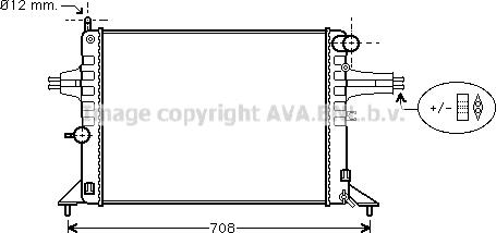 Prasco OL2272 - Radiateur, refroidissement du moteur cwaw.fr