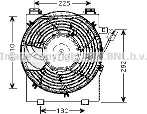 Prasco OL7518 - Ventilateur, refroidissement du moteur cwaw.fr