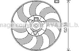 Prasco OL7602 - Ventilateur, refroidissement du moteur cwaw.fr