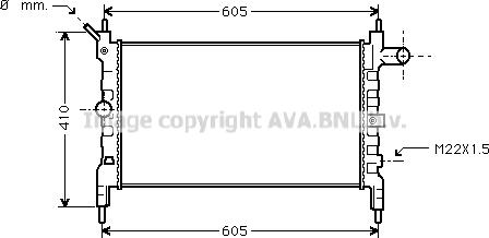 Prasco OLA2023 - Radiateur, refroidissement du moteur cwaw.fr