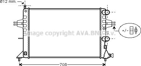 Prasco OLA2255 - Radiateur, refroidissement du moteur cwaw.fr