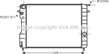 Prasco OLA2239 - Radiateur, refroidissement du moteur cwaw.fr