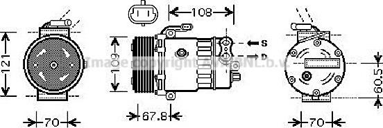 Prasco OLAK139 - Compresseur, climatisation cwaw.fr