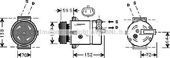 Prasco OLAK279 - Compresseur, climatisation cwaw.fr