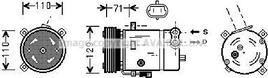 Prasco OLAK276 - Compresseur, climatisation cwaw.fr