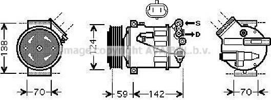 Prasco OLK450 - Compresseur, climatisation cwaw.fr