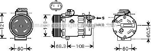 Prasco OLK464 - Compresseur, climatisation cwaw.fr