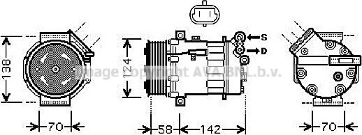 Prasco OLK465 - Compresseur, climatisation cwaw.fr