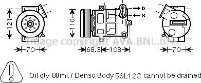 Prasco OLK418 - Compresseur, climatisation cwaw.fr