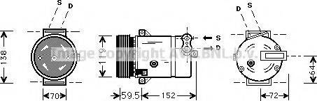 Prasco OLK318 - Compresseur, climatisation cwaw.fr