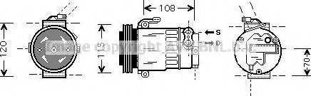 Prasco OLK312 - Compresseur, climatisation cwaw.fr