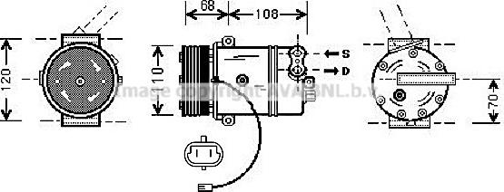 Prasco OLK287 - Compresseur, climatisation cwaw.fr