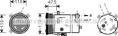 Prasco OLK277 - Compresseur, climatisation cwaw.fr