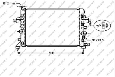 Prasco OP410R002 - Radiateur, refroidissement du moteur cwaw.fr