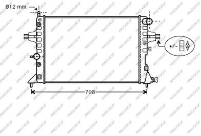 Prasco OP017R003 - Radiateur, refroidissement du moteur cwaw.fr