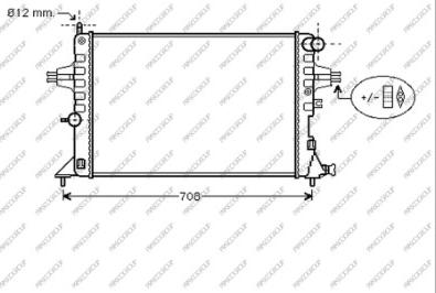 Prasco OP017R010 - Radiateur, refroidissement du moteur cwaw.fr