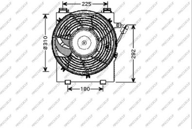 Prasco OP030F002 - Ventilateur, refroidissement du moteur cwaw.fr