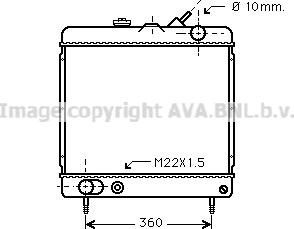 Prasco PE2034 - Radiateur, refroidissement du moteur cwaw.fr