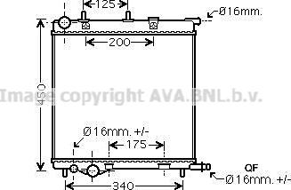 Prasco PE2368 - Radiateur, refroidissement du moteur cwaw.fr