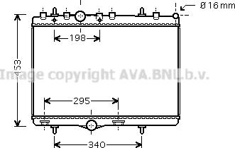 Prasco PE2290 - Radiateur, refroidissement du moteur cwaw.fr