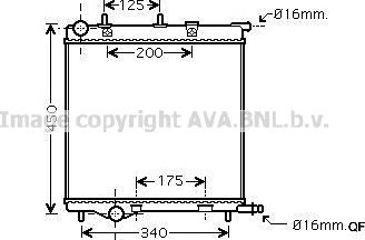 Prasco PE2293 - Radiateur, refroidissement du moteur cwaw.fr