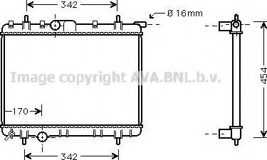 Prasco PE2246 - Radiateur, refroidissement du moteur cwaw.fr