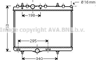 Prasco PE2255 - Radiateur, refroidissement du moteur cwaw.fr