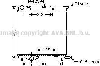 Prasco PE2289 - Radiateur, refroidissement du moteur cwaw.fr