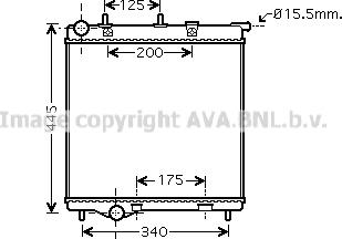 Prasco PE2288 - Radiateur, refroidissement du moteur cwaw.fr