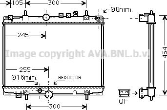 Prasco PE2235 - Radiateur, refroidissement du moteur cwaw.fr