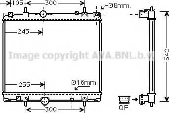 Prasco PE2237 - Radiateur, refroidissement du moteur cwaw.fr