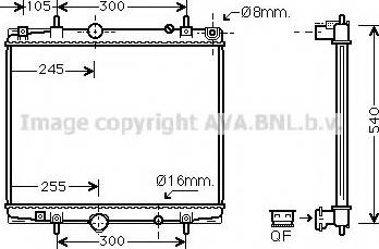 Prasco PE2274 - Radiateur, refroidissement du moteur cwaw.fr