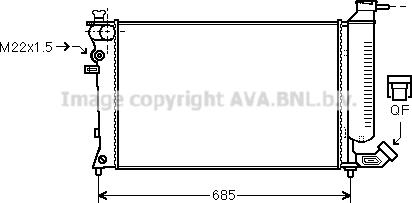 Prasco PEA2137 - Radiateur, refroidissement du moteur cwaw.fr