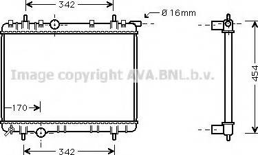 Prasco PEA2245 - Radiateur, refroidissement du moteur cwaw.fr