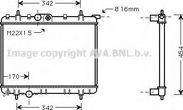 Prasco PEA2248 - Radiateur, refroidissement du moteur cwaw.fr