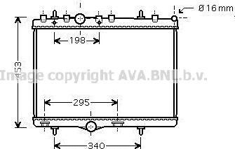 Prasco PEA2255 - Radiateur, refroidissement du moteur cwaw.fr