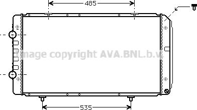 Prasco PEA2268 - Radiateur, refroidissement du moteur cwaw.fr