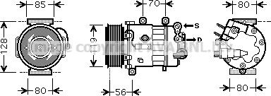 Prasco PEK322 - Compresseur, climatisation cwaw.fr