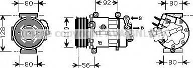 Prasco PEK327 - Compresseur, climatisation cwaw.fr